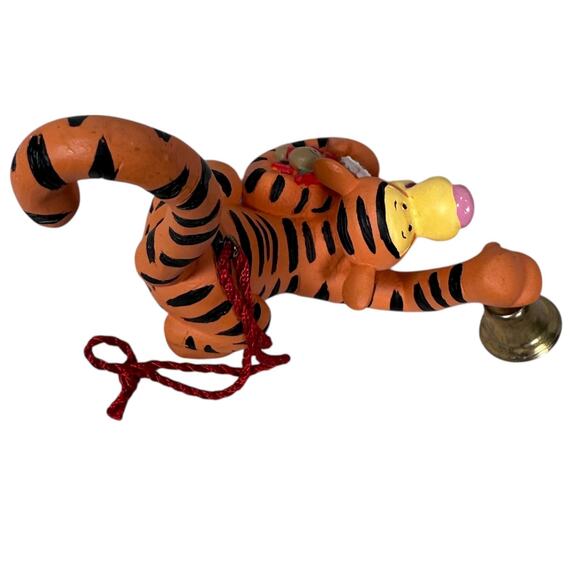 Vintage Winnie The Pooh Tigger Christmas Ornament Holiday Decor Bell Toys 90s - Picture 6 of 8